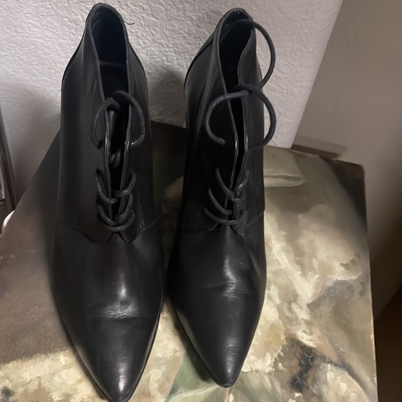 New Kenneth Cole tres amore leather ankle boots with wedge heel - classic - Picture 4 of 7